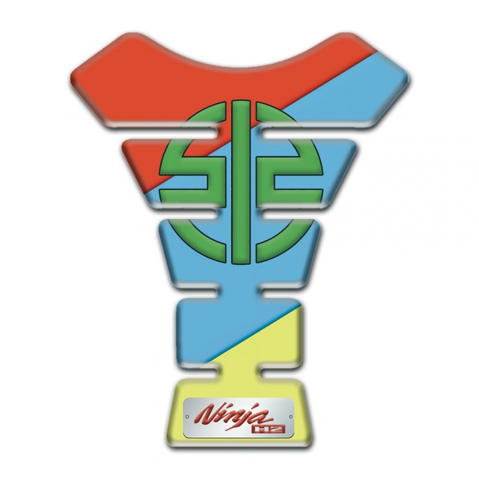 Kawasaki Tank Guard Pads Ninja H2 Model Fresh Colors Design 