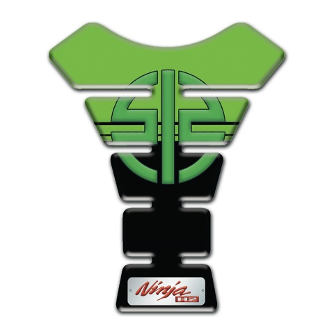 Kawasaki Tank Fuse Green Black Base Ninja H2 Style 