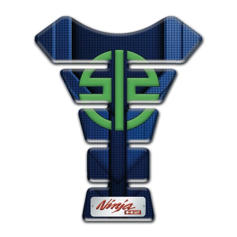 Kawasaki Tank Fuse Dark Blue Parts Design 