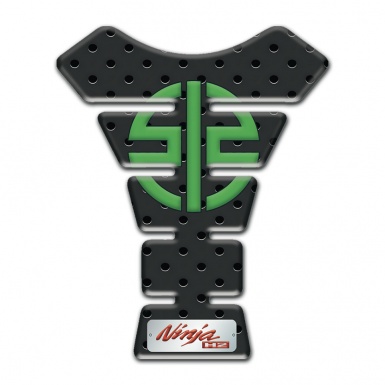 Kawasaki Tank Guard Pads Perforated Rubber base Ninja H2 Edition 