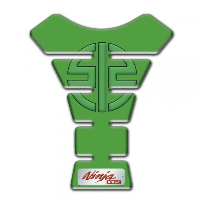 Kawasaki Tank Pad Protector Green Print Ninja H2 Edition 