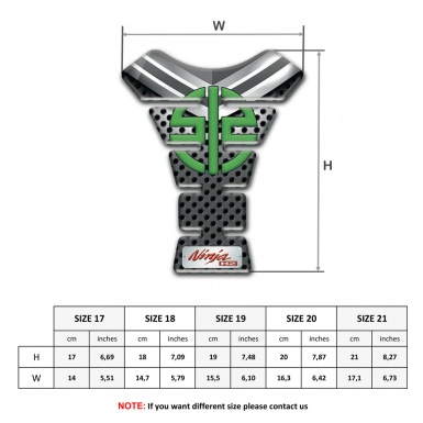 Kawasaki Tank Pad Motorbike Premium Quality Ninja H2 Edition 