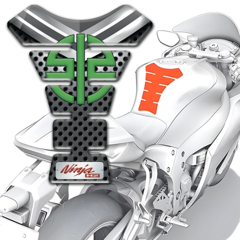 Kawasaki Tank Pad Motorbike Premium Quality Ninja H2 Edition 