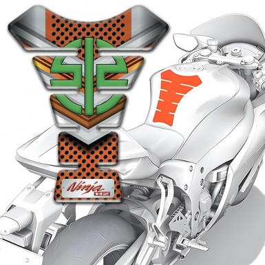 Kawasaki Tank Protector Copper Gray Design 
