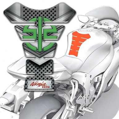 Kawasaki Tank Guard Pads Ninja H2 High End Design 