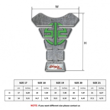Kawasaki Tank Fuse Stone Effect Ninja H2 Design 