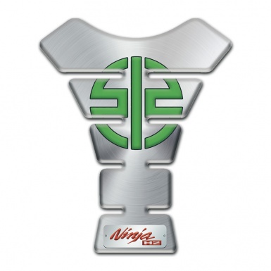 Kawasaki Tank Pad Motorbike Silver Ninja H2 Design 