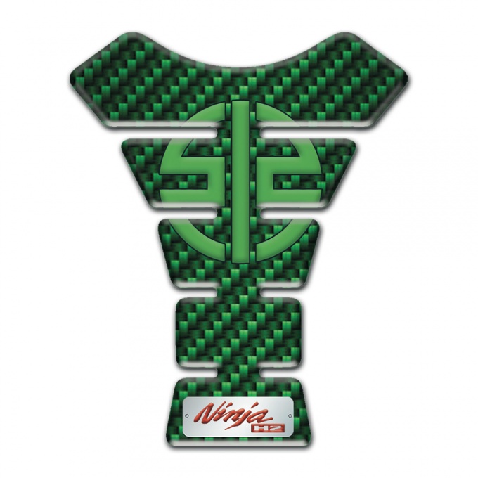 Kawasaki Tank Fuse Green Carbon Ninja H2 Design 