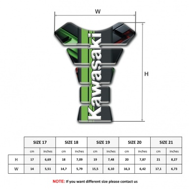 Kawasaki Tank Guard Pads Amazing Background Design 