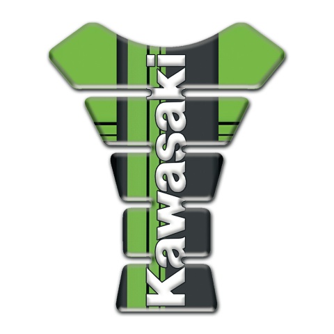 Kawasaki Tank Guard Pads Fresh Green Model 