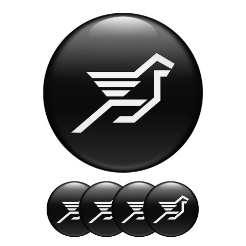 Hamann Center Hub Dome Stickers Black Background