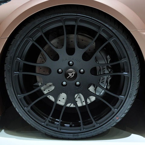 Hamann Center Hub Dome Stickers Black Background