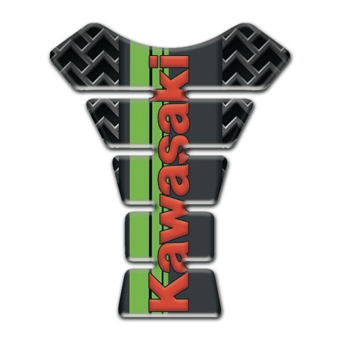 Kawasaki  Tank Protector Center Sticker Unique Model 