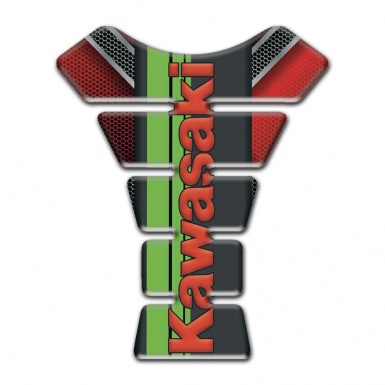 Kawasaki Tank Pad Protector Premium Quality Type with Red Logo 