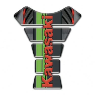 Kawasaki Tank Fuse High-Quality  Design with Red Logo 