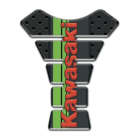 Kawasaki Tank Protector Perforated Rubber Version 