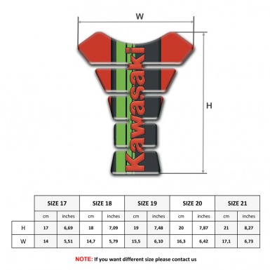 Kawasaki Tank Protector Redd Design Version 