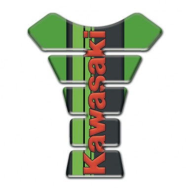 Kawasaki Tank Pad Protector Green Design Version