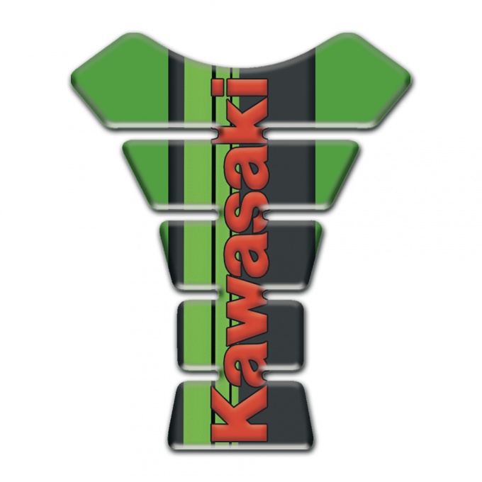 Kawasaki Tank Pad Protector Green Design Version