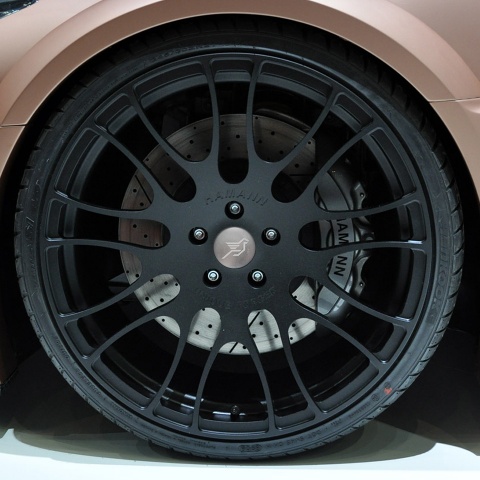Hamann Silicone Stickers Center Hub Silver Plaster