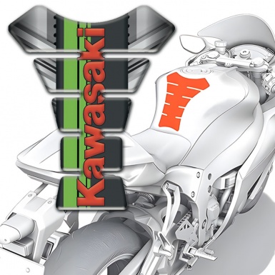 Kawasaki Tank Protector Silver elements Version 
