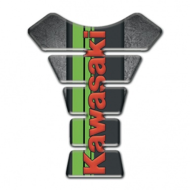 Kawasaki Tank Guard Pads Scratched Plate Design Version 
