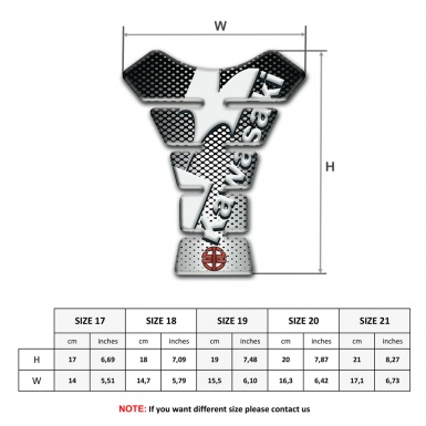 Kawasaki Tank Protector Silver Flakes Style 