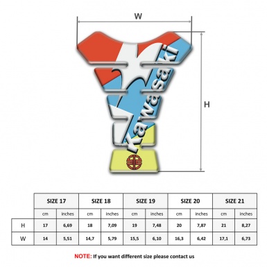 Kawasaki Tank Protector Fresh Colors variant 