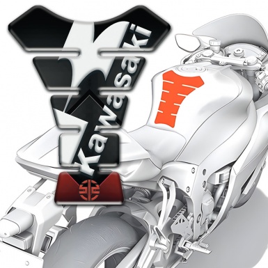 Kawasaki Tank Fuse High-Quality  Anti Slip Sticker 
