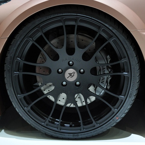 Hamann Wheel Center Caps Emblem Black Logo
