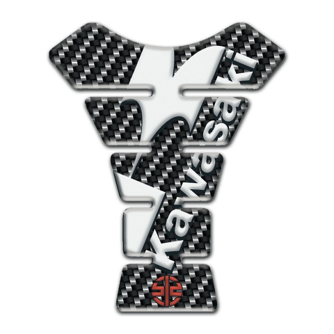 Kawasaki Tank Guard Pads Dark Carbon Variant 