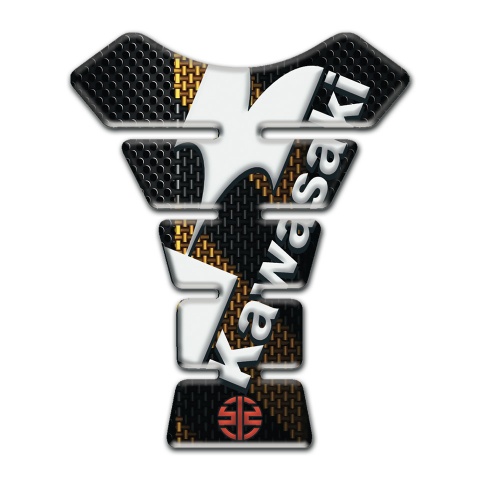 Kawasaki Tank Fuse Black Brown Carbon 
