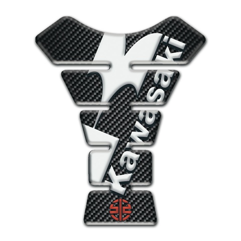 Kawasaki Tank Pad Protector Style Black Carbon 