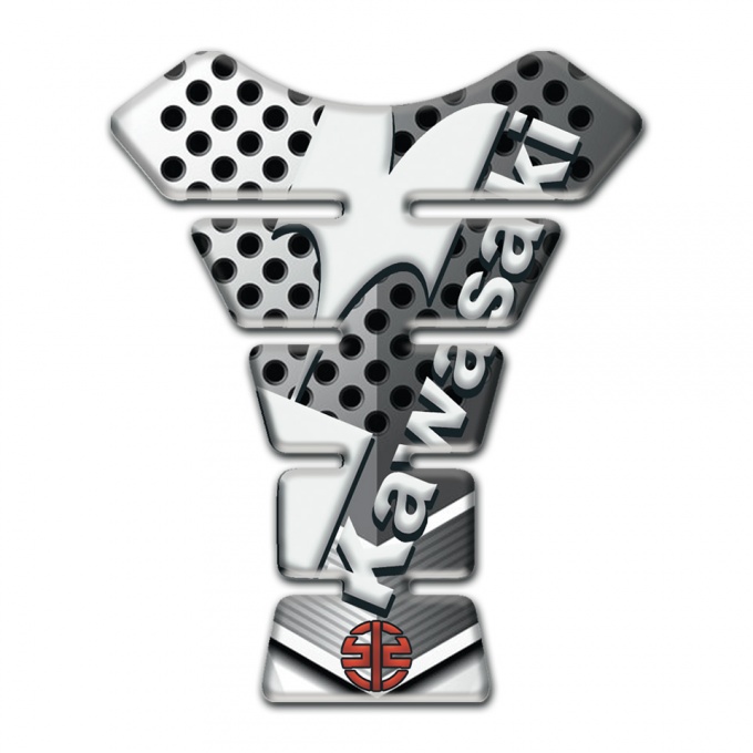 Kawasaki Tank Fuse Perforated Metal Style 