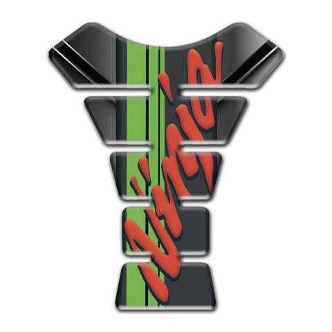 Kawasaki Tank Guard Pads Racing Edition with Red Ninja 