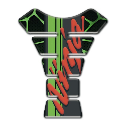 Kawasaki Tank Fuse Black with Green patterns Base Ninja Edition 