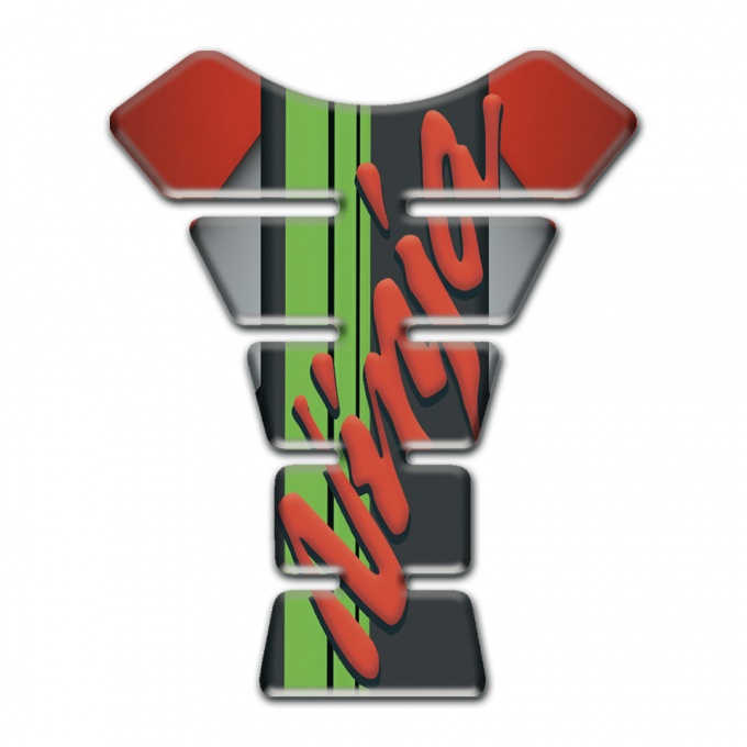 Kawasaki Tank Protector Ninja Model Gray Red Decoration 