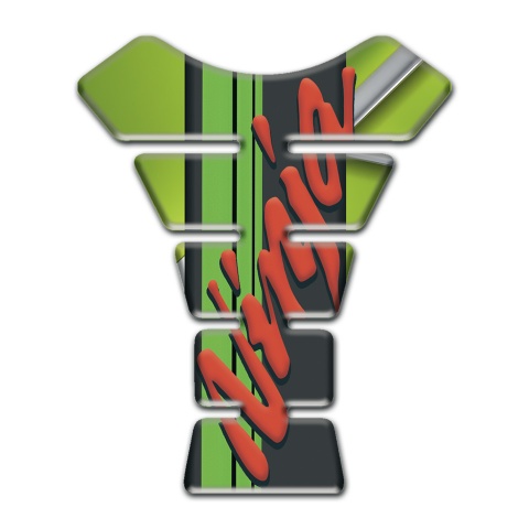 Kawasaki Tank Guard Pads Ninja Model Green decoration 