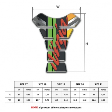 Kawasaki Tank Guard Pads Ninja Logo Stylish Model 