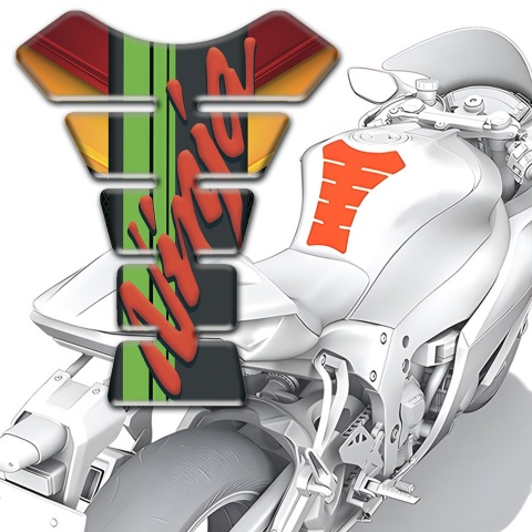 Kawasaki Tank Fuse Ninja Version Fire Colors model 