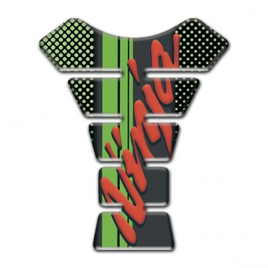 Kawasaki Tank Protector Ninja Model Green Dots Design 