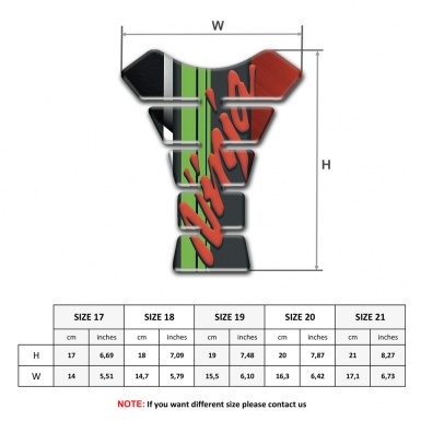 Kawasaki Tank Protector Center Ninja Logo High-Quality Design 