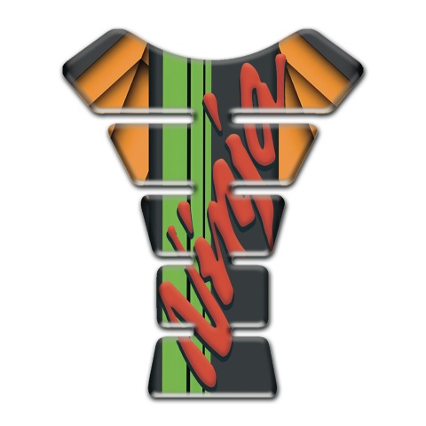 Kawasaki Tank Pad Protector Ninja Model Orange Details Base  