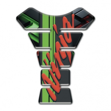 Kawasaki Tank Pad Motorbike Ninja Model with Green Diamond effect Base 