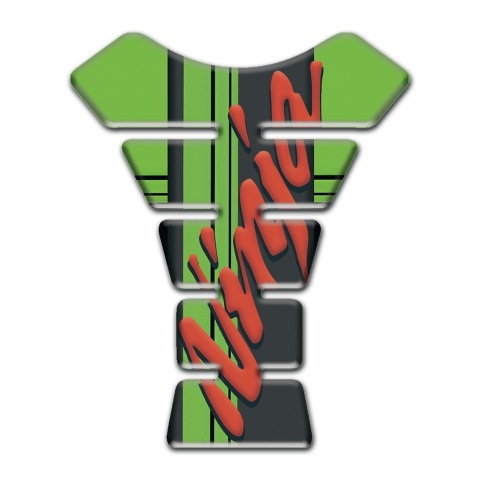 Kawasaki Tank Protector Ninja Logo Fresh Green Base Style 