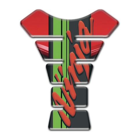 Kawasaki Tank Fuse Ninja Logo High-Quality Red Motive Base 