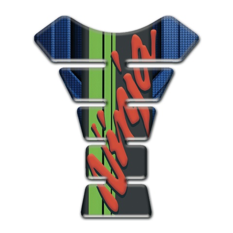 Kawasaki Tank Guard Pads Dark Blue parts Base Design 