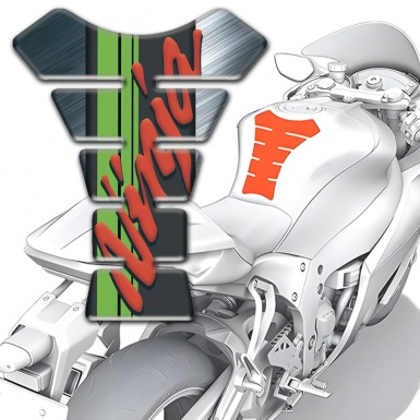 Kawasaki Tank Protector Ninja Edition Polished Base Style 