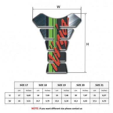 Kawasaki Tank Protector Ninja Edition Polished Base Style 