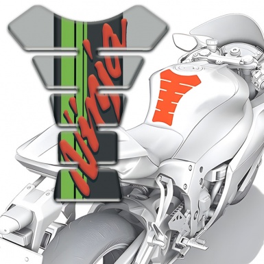 Kawasaki Tank Protector Ninja Model Gray Print Base 